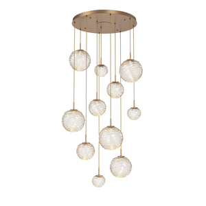 Hammerton Studio - CHB0092-11-NB-A-C01-L3 - LED Pendant - Gaia - Novel Brass