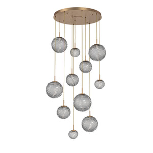 Hammerton Studio - CHB0092-11-NB-S-C01-L1 - LED Pendant - Gaia - Novel Brass