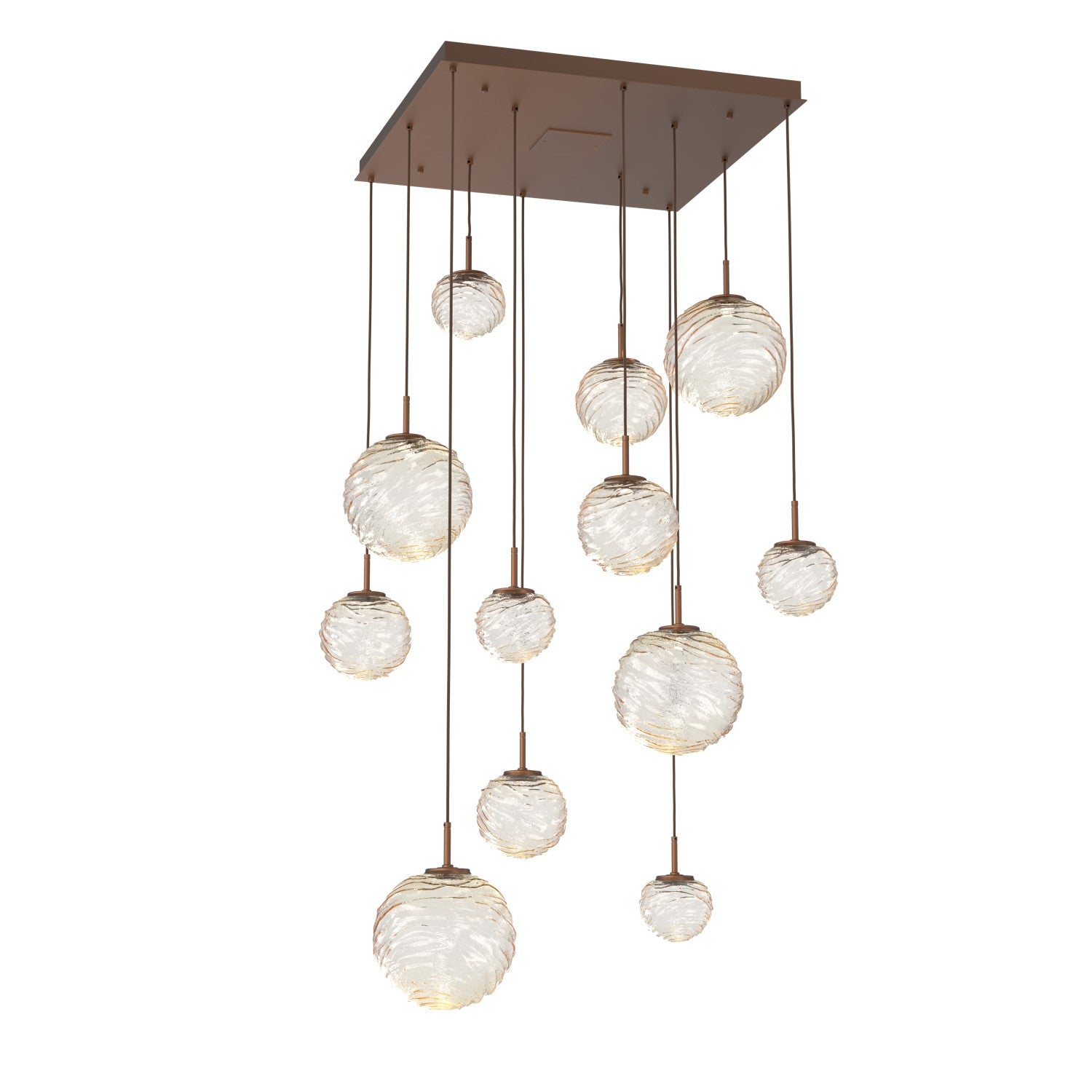 Hammerton Studio - CHB0092-12-BB-A-C01-L1 - LED Pendant - Gaia - Burnished Bronze