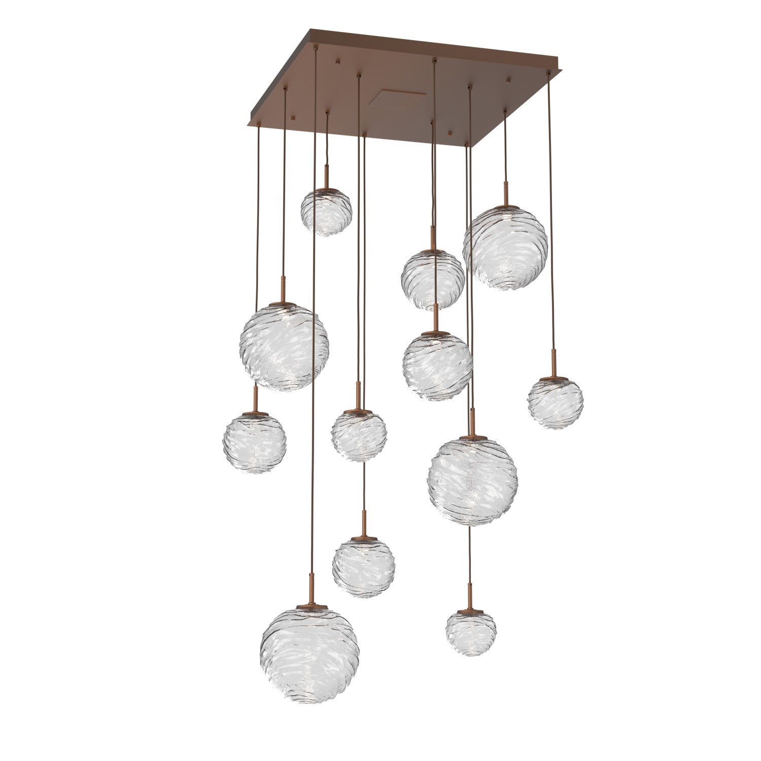 Hammerton Studio - CHB0092-12-BB-C-C01-L3 - LED Pendant - Gaia - Burnished Bronze