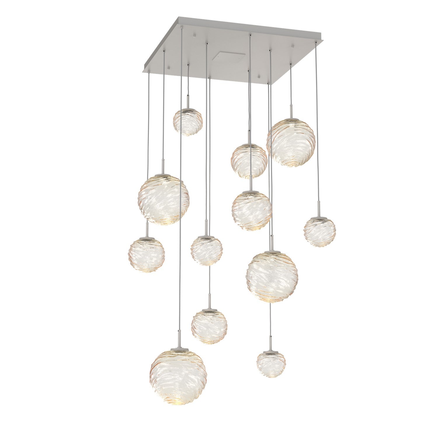 Hammerton Studio - CHB0092-12-BS-A-C01-L3 - LED Pendant - Gaia - Beige Silver