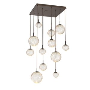 Hammerton Studio - CHB0092-12-FB-A-C01-L1 - LED Pendant - Gaia - Flat Bronze