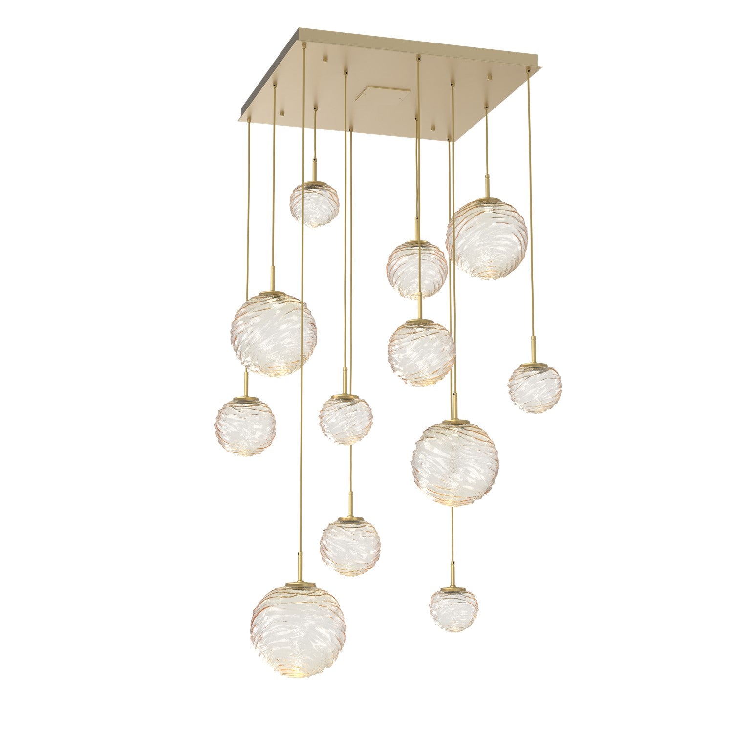 Hammerton Studio - CHB0092-12-GB-A-C01-L1 - LED Pendant - Gaia - Gilded Brass