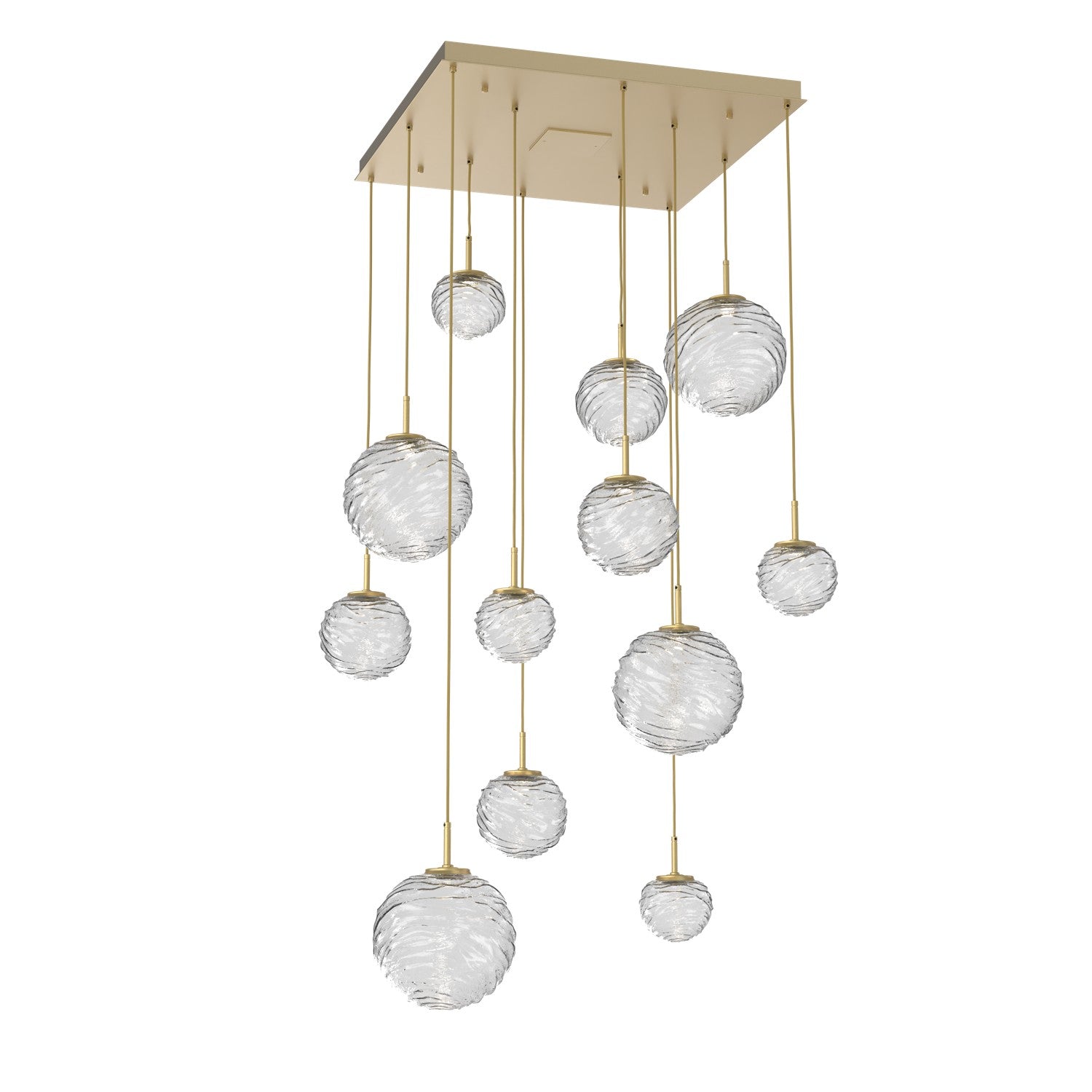Hammerton Studio - CHB0092-12-GB-C-C01-L1 - LED Pendant - Gaia - Gilded Brass