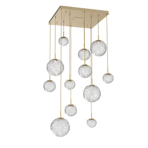 Hammerton Studio - CHB0092-12-GB-C-C01-L3 - LED Pendant - Gaia - Gilded Brass
