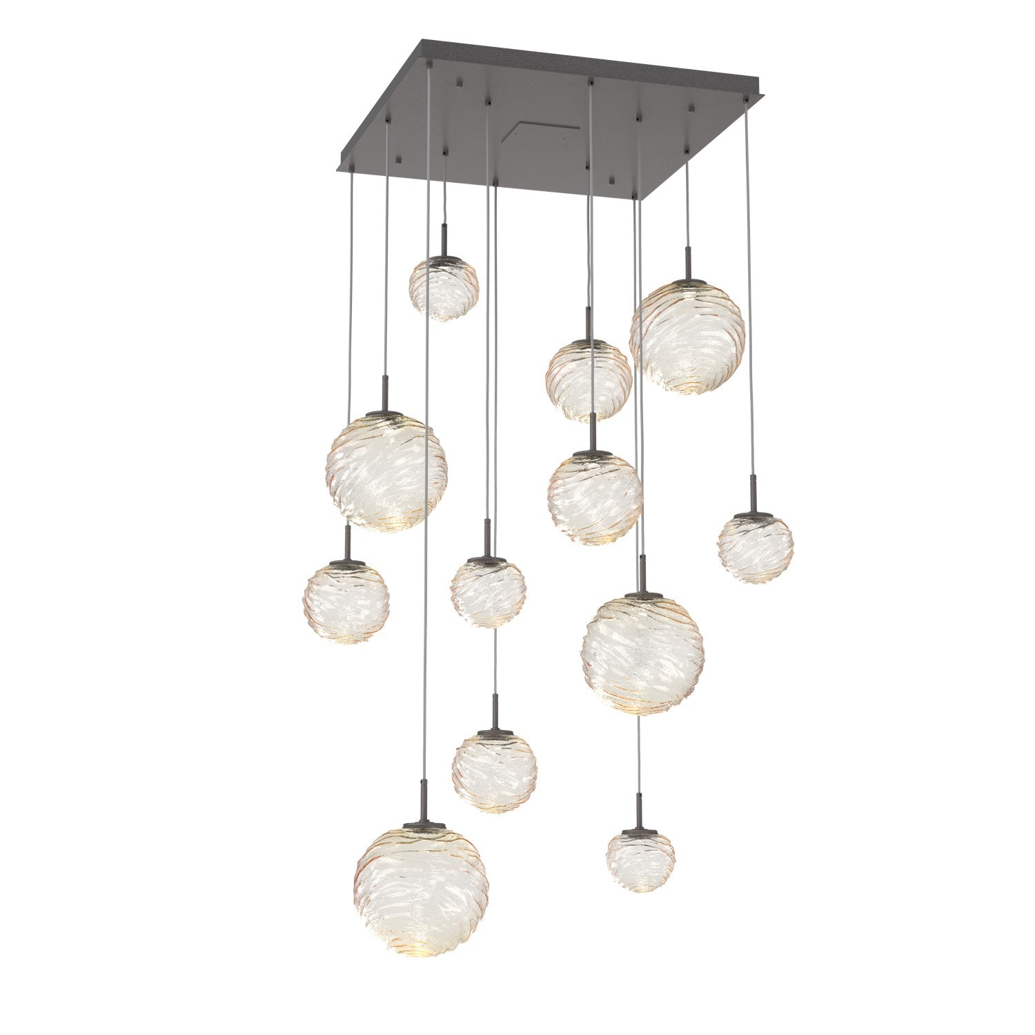 Hammerton Studio - CHB0092-12-GP-A-C01-L1 - LED Pendant - Gaia - Graphite