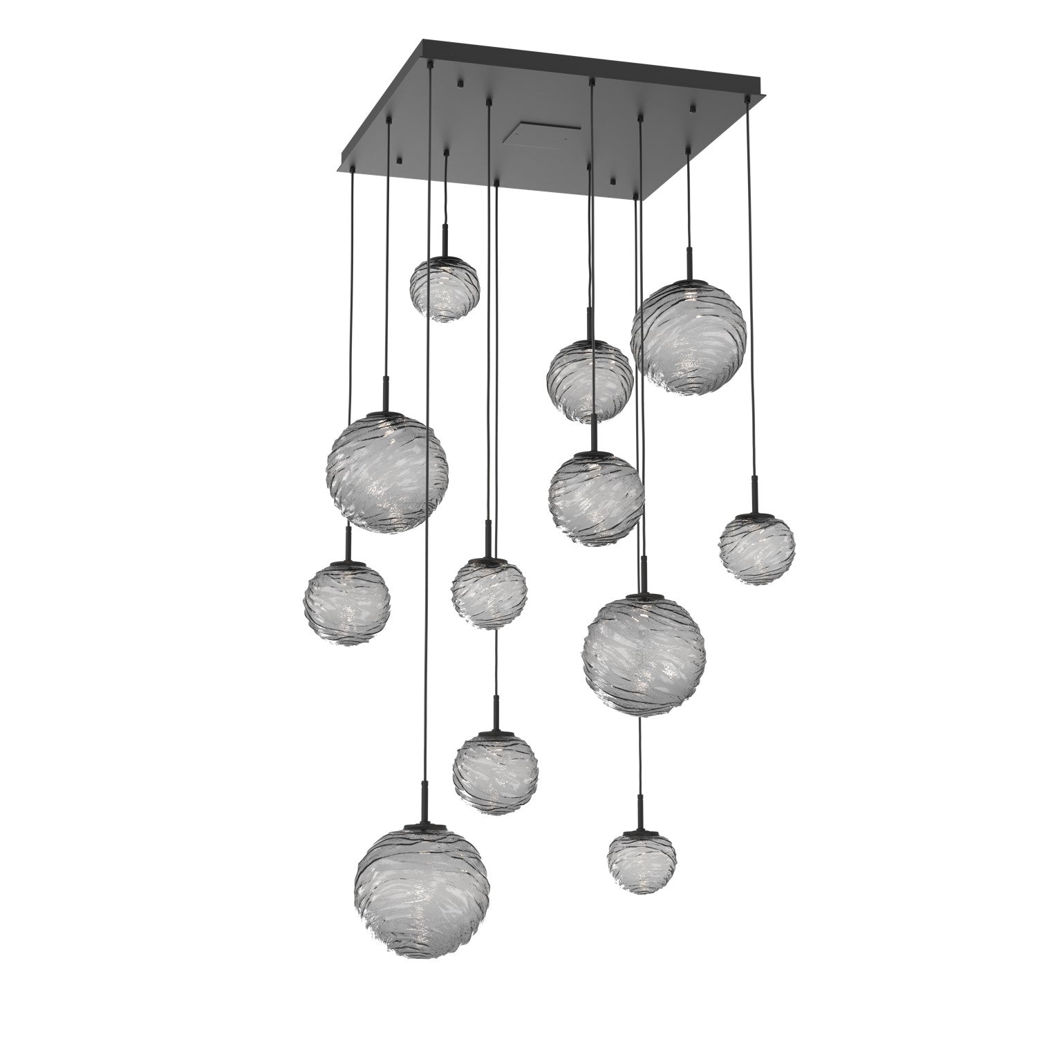 Hammerton Studio - CHB0092-12-MB-S-C01-L1 - LED Pendant - Gaia - Matte Black