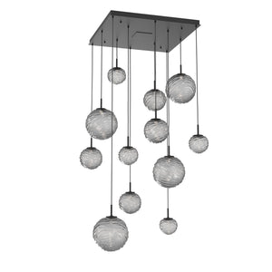 Hammerton Studio - CHB0092-12-MB-S-C01-L3 - LED Pendant - Gaia - Matte Black