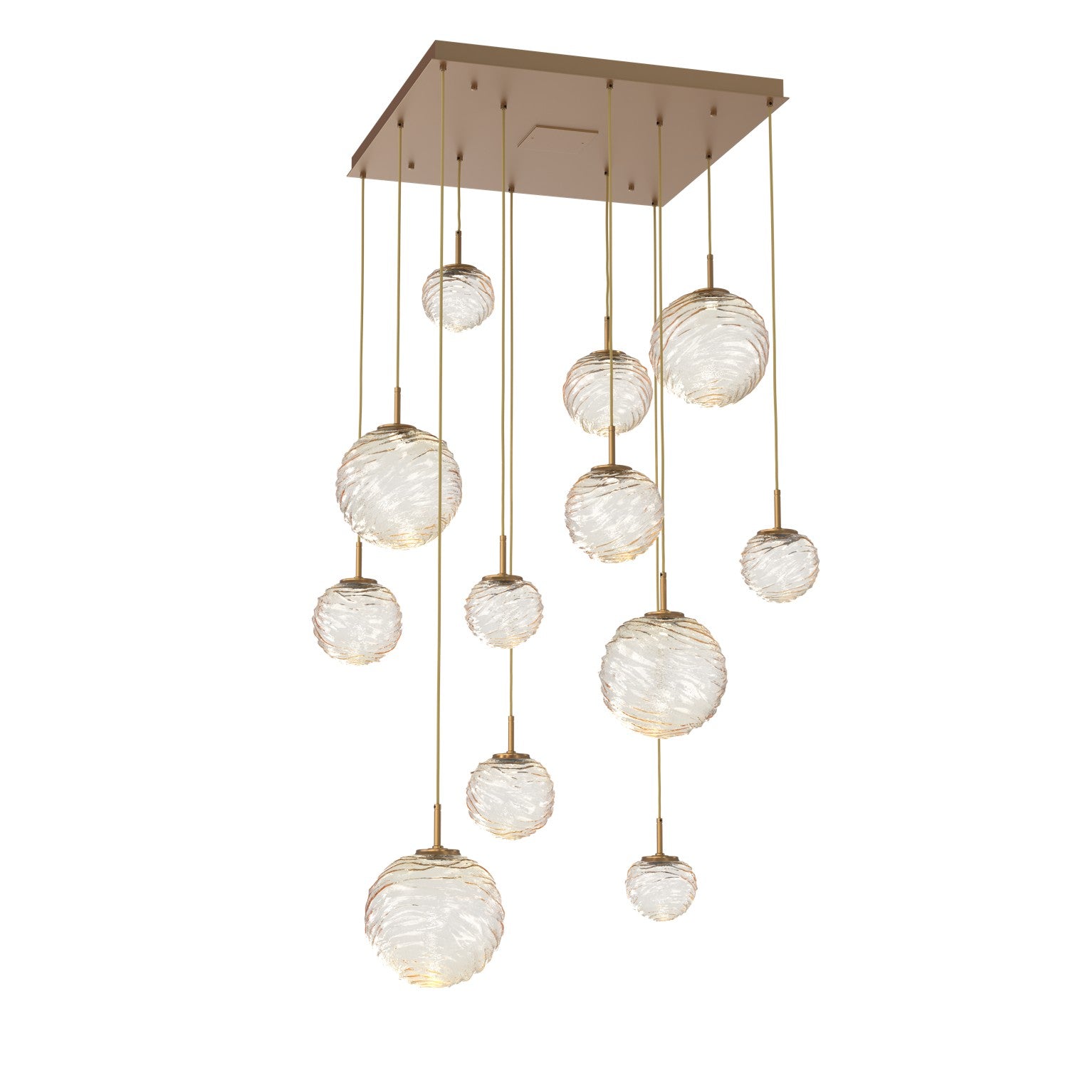 Hammerton Studio - CHB0092-12-NB-A-C01-L1 - LED Pendant - Gaia - Novel Brass