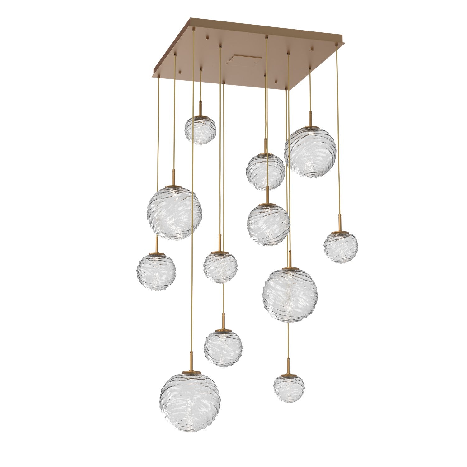 Hammerton Studio - CHB0092-12-NB-C-C01-L3 - LED Pendant - Gaia - Novel Brass