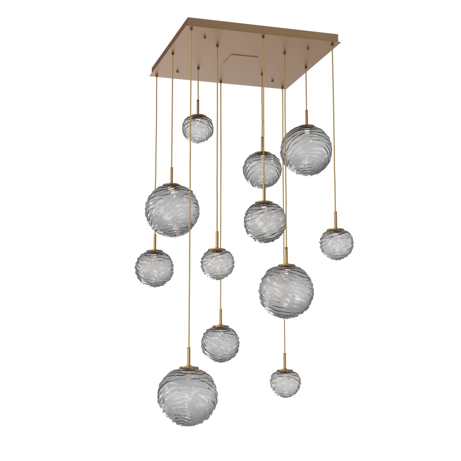 Hammerton Studio - CHB0092-12-NB-S-C01-L1 - LED Pendant - Gaia - Novel Brass