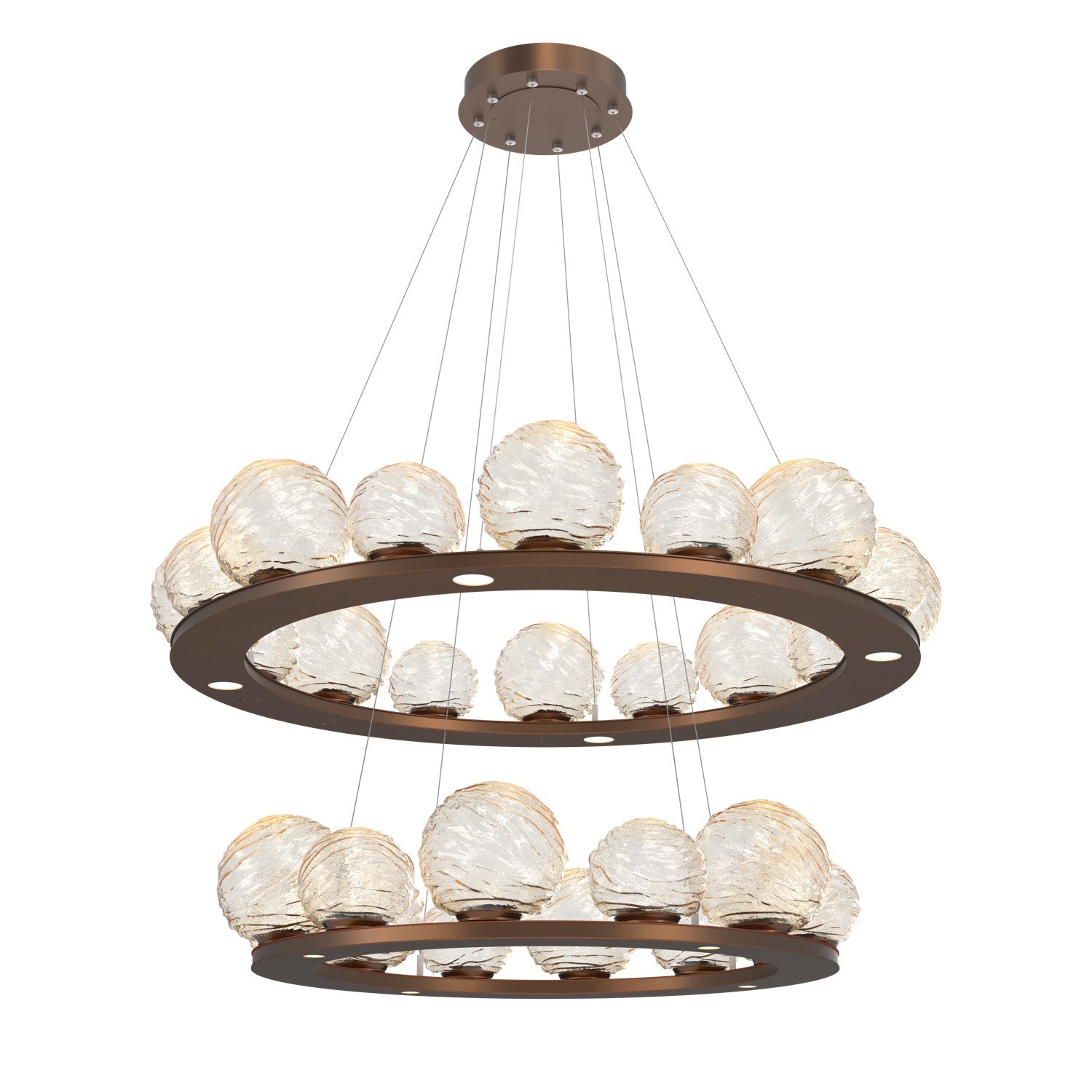 Hammerton Studio - CHB0092-2B-BB-A-CA1-L1 - LED Pendant - Gaia - Burnished Bronze