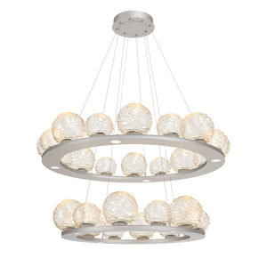 Hammerton Studio - CHB0092-2B-BS-A-CA1-L3 - LED Pendant - Gaia - Beige Silver