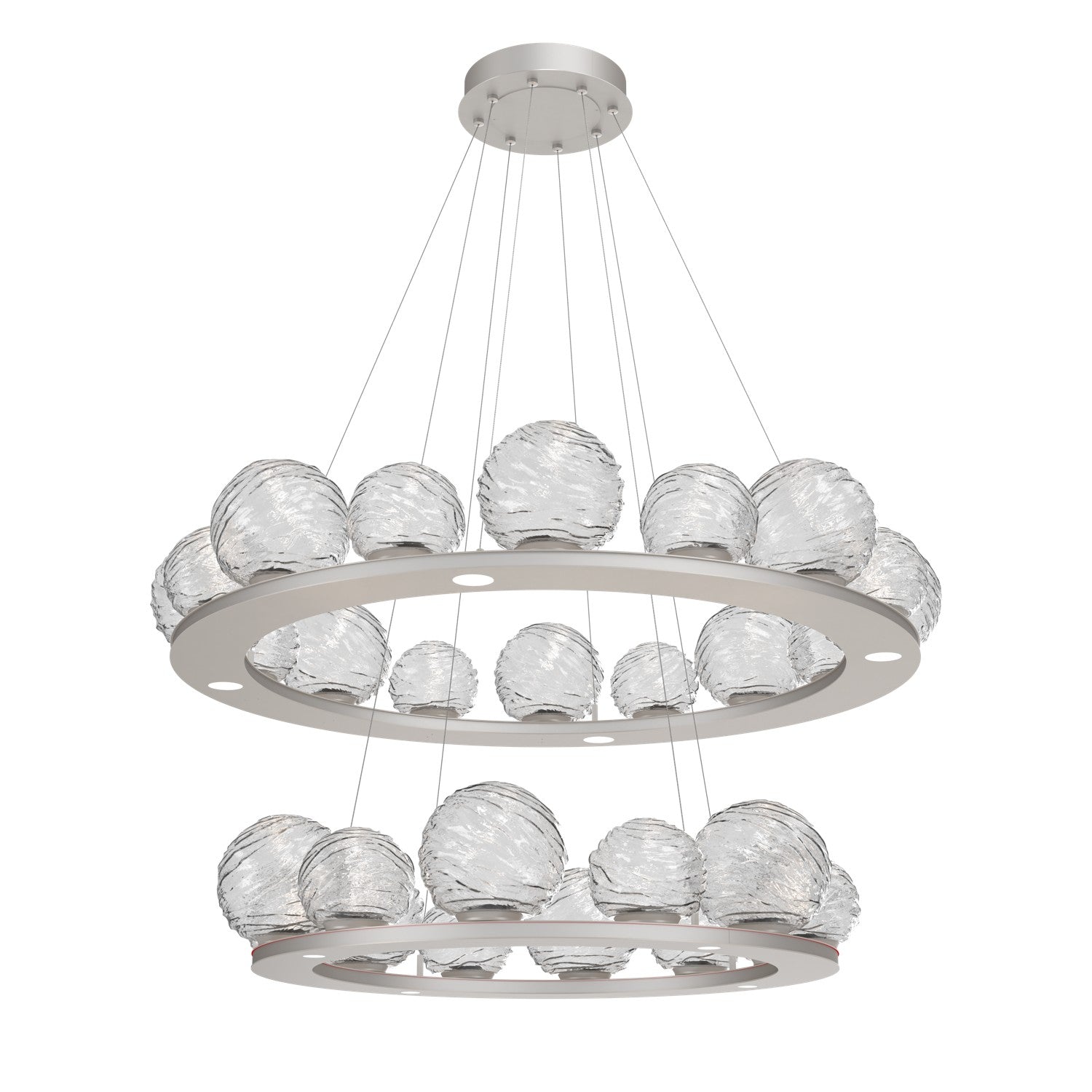 Hammerton Studio - CHB0092-2B-BS-C-CA1-L3 - LED Pendant - Gaia - Beige Silver
