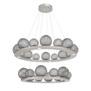 Hammerton Studio - CHB0092-2B-BS-S-CA1-L1 - LED Pendant - Gaia - Beige Silver