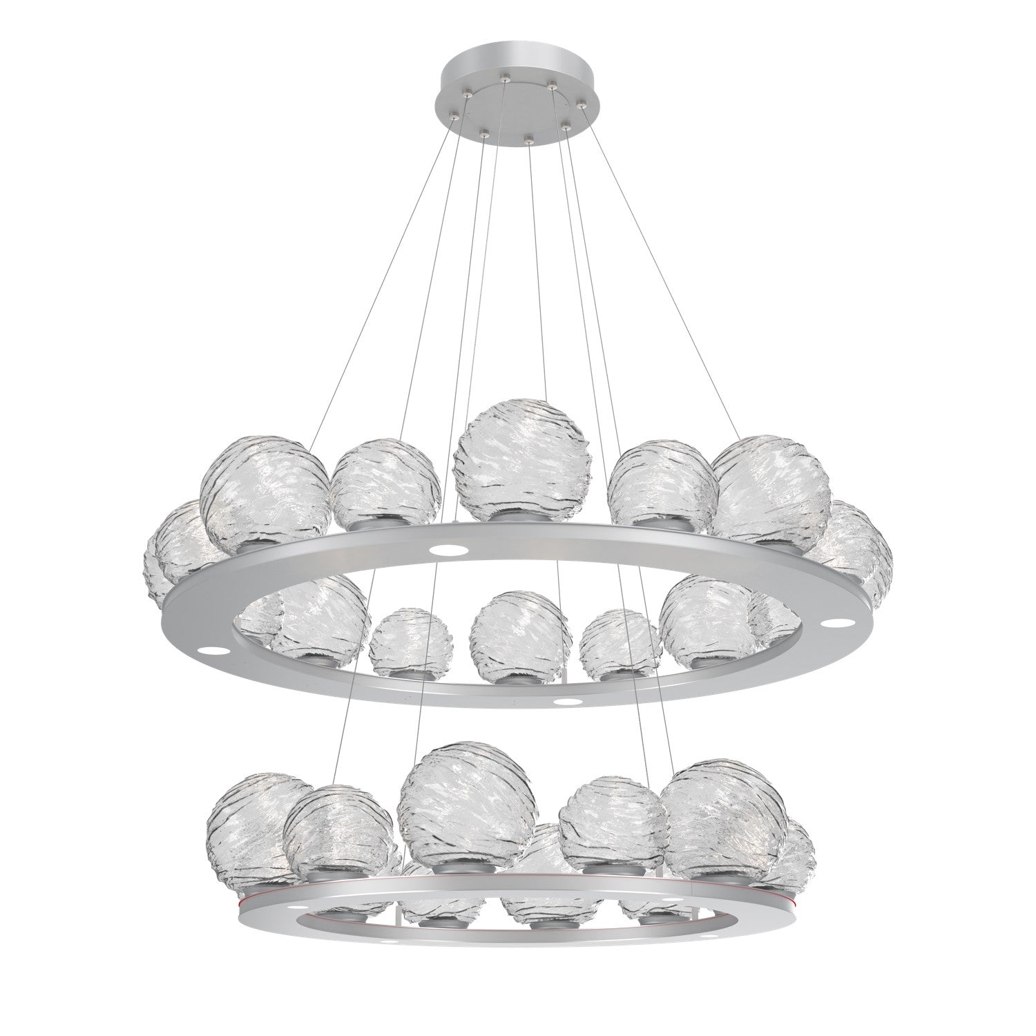 Hammerton Studio - CHB0092-2B-CS-C-CA1-L3 - LED Pendant - Gaia - Classic Silver