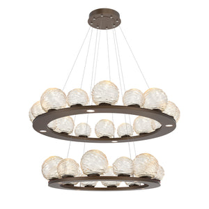 Hammerton Studio - CHB0092-2B-FB-A-CA1-L3 - LED Pendant - Gaia - Flat Bronze