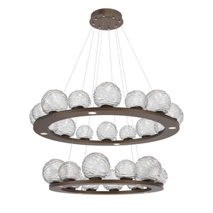 Hammerton Studio - CHB0092-2B-FB-C-CA1-L1 - LED Pendant - Gaia - Flat Bronze