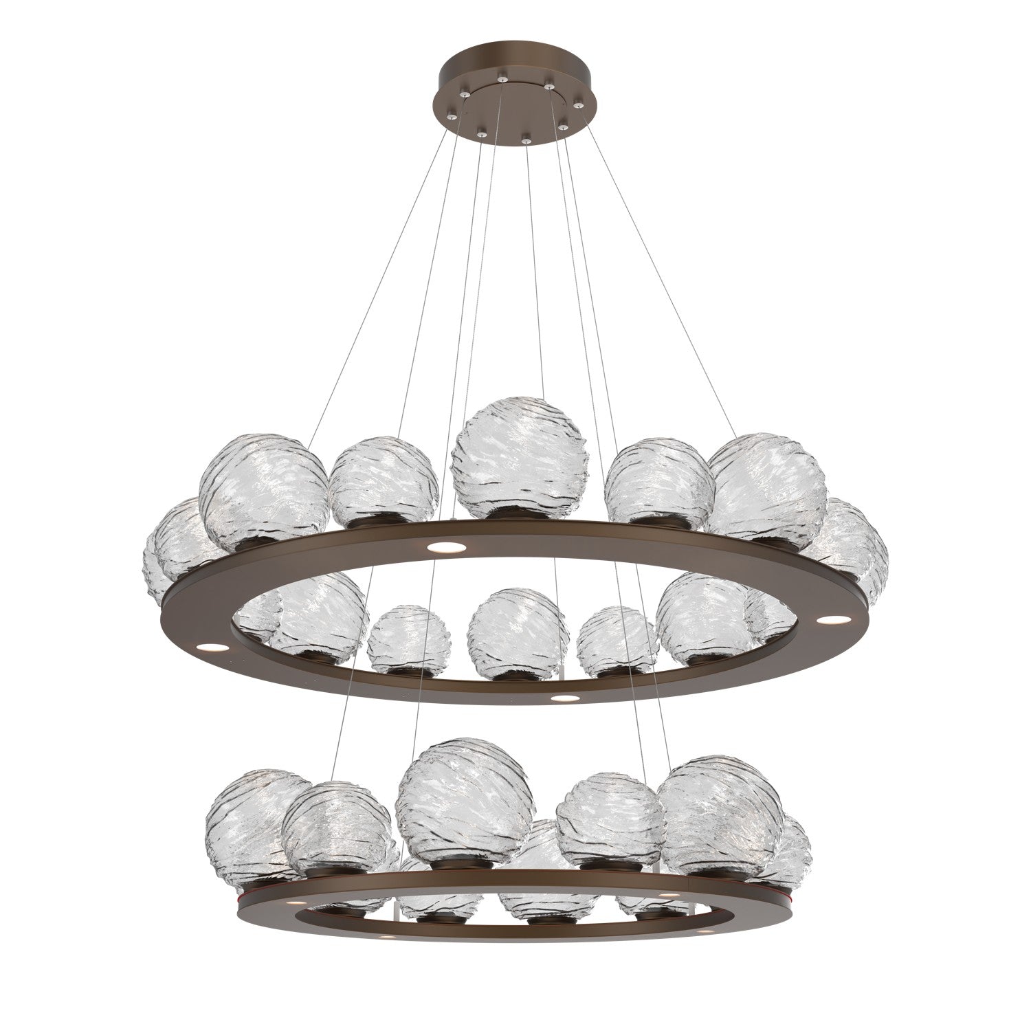 Hammerton Studio - CHB0092-2B-FB-C-CA1-L3 - LED Pendant - Gaia - Flat Bronze