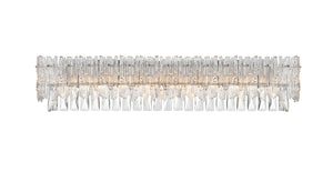 Elegant Lighting - 1780W35C - Eight Light Wall Sconce - Emilia - Chrome and Clear