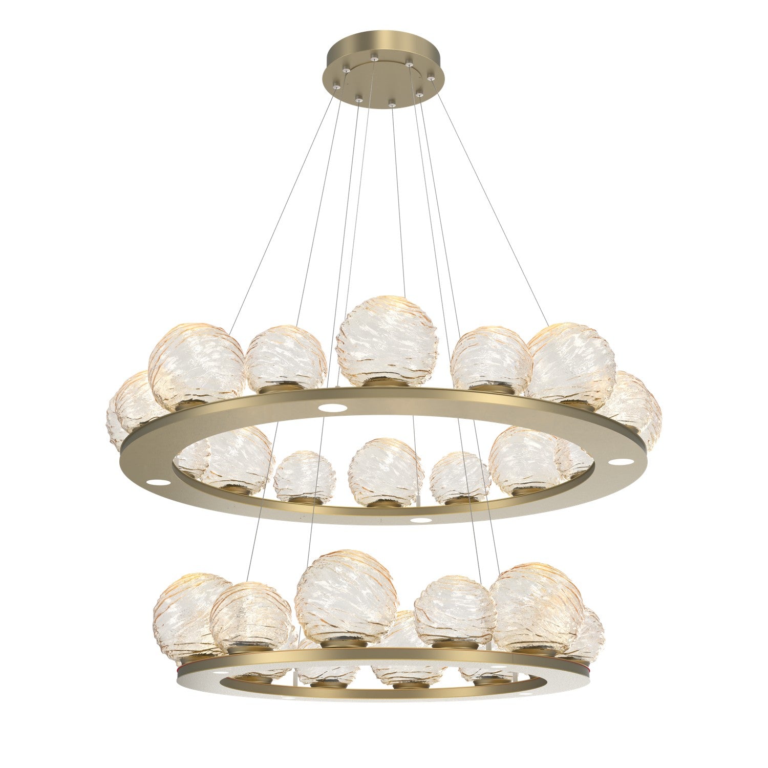 Hammerton Studio - CHB0092-2B-GB-A-CA1-L1 - LED Pendant - Gaia - Gilded Brass