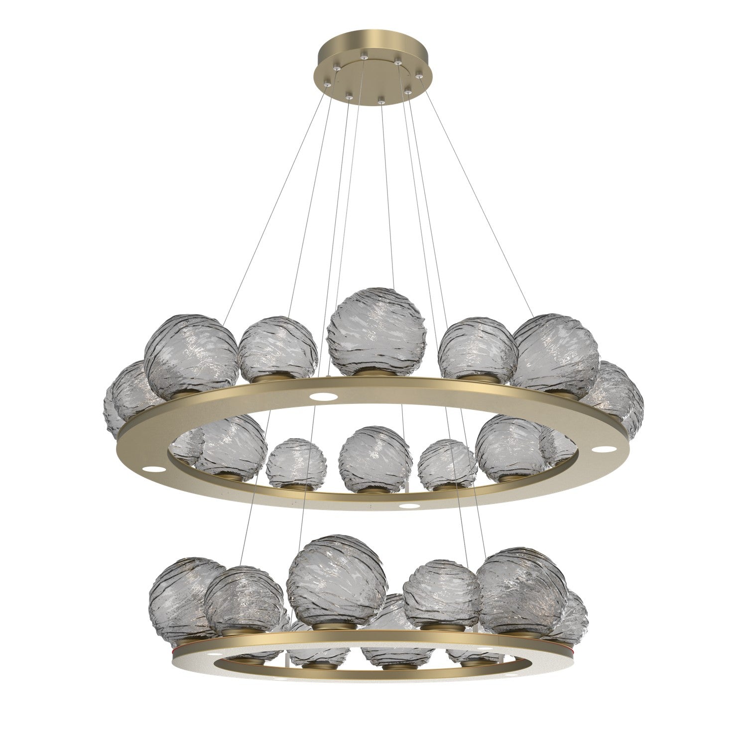 Hammerton Studio - CHB0092-2B-GB-S-CA1-L3 - LED Pendant - Gaia - Gilded Brass