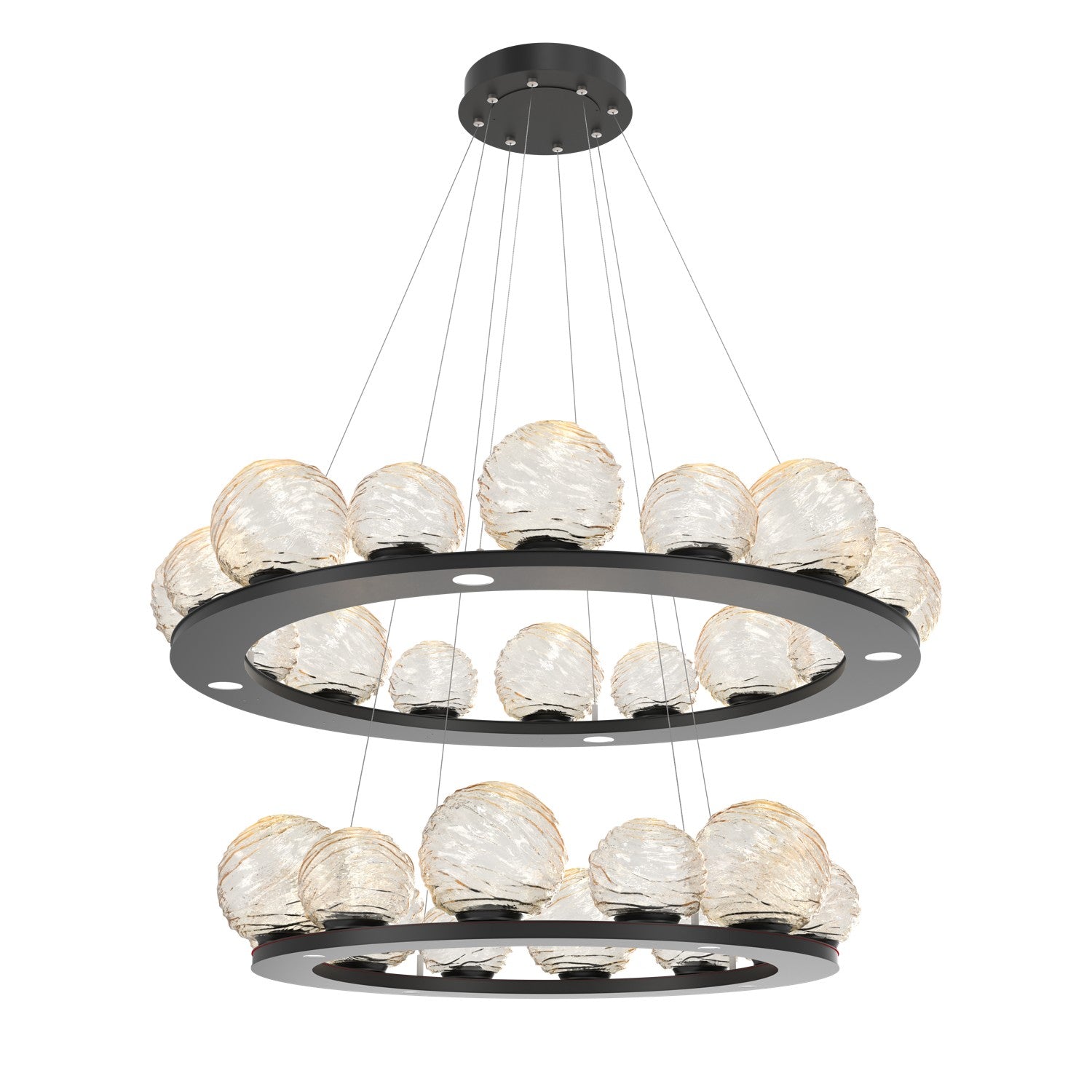 Hammerton Studio - CHB0092-2B-MB-A-CA1-L1 - LED Pendant - Gaia - Matte Black