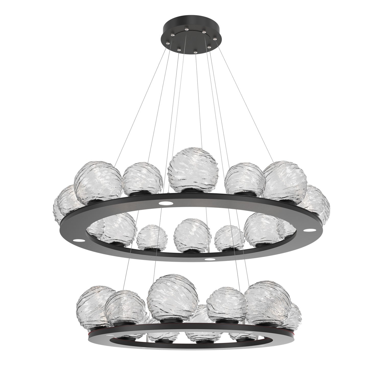 Hammerton Studio - CHB0092-2B-MB-C-CA1-L3 - LED Pendant - Gaia - Matte Black
