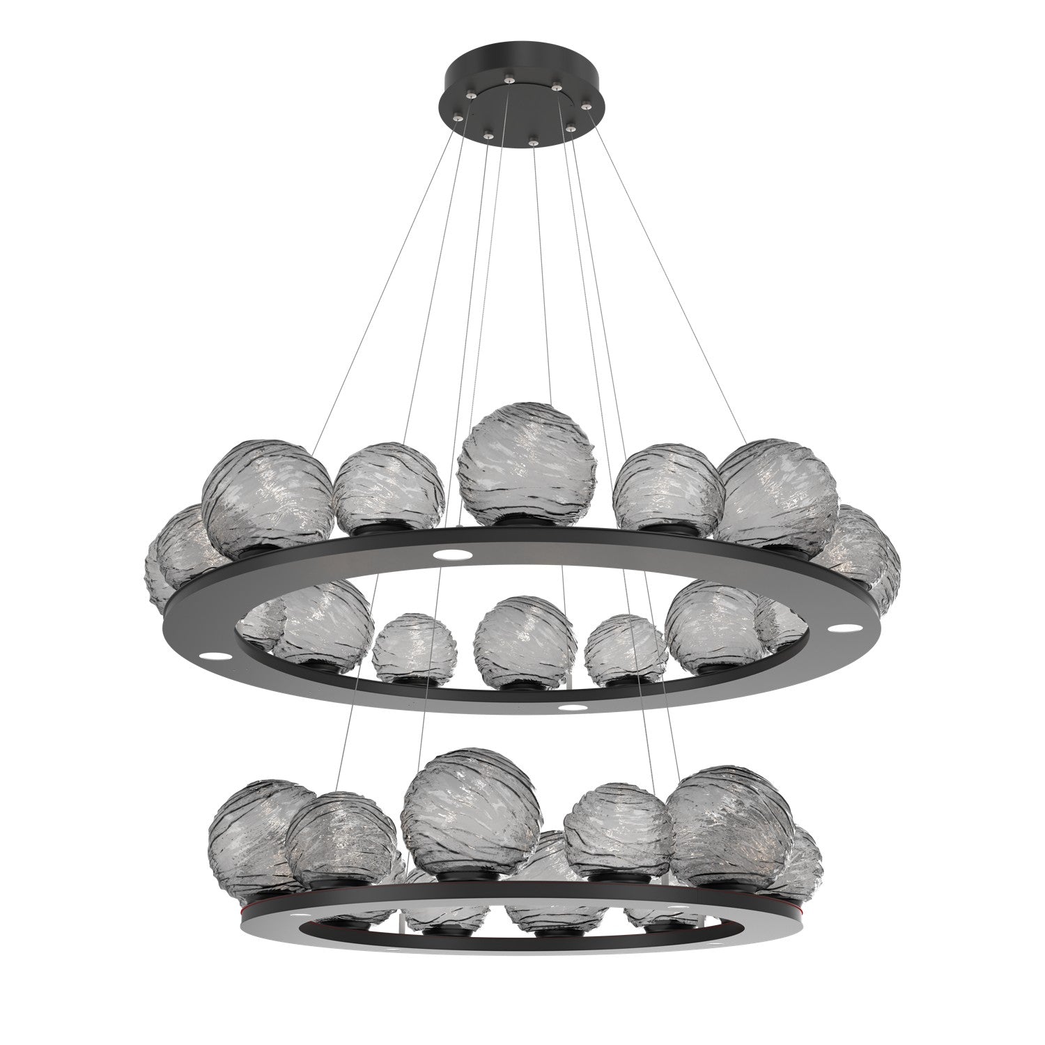 Hammerton Studio - CHB0092-2B-MB-S-CA1-L1 - LED Pendant - Gaia - Matte Black