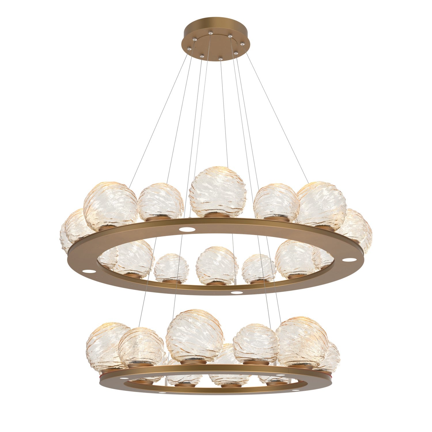 Hammerton Studio - CHB0092-2B-NB-A-CA1-L1 - LED Pendant - Gaia - Novel Brass