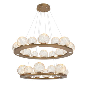 Hammerton Studio - CHB0092-2B-NB-A-CA1-L1 - LED Pendant - Gaia - Novel Brass