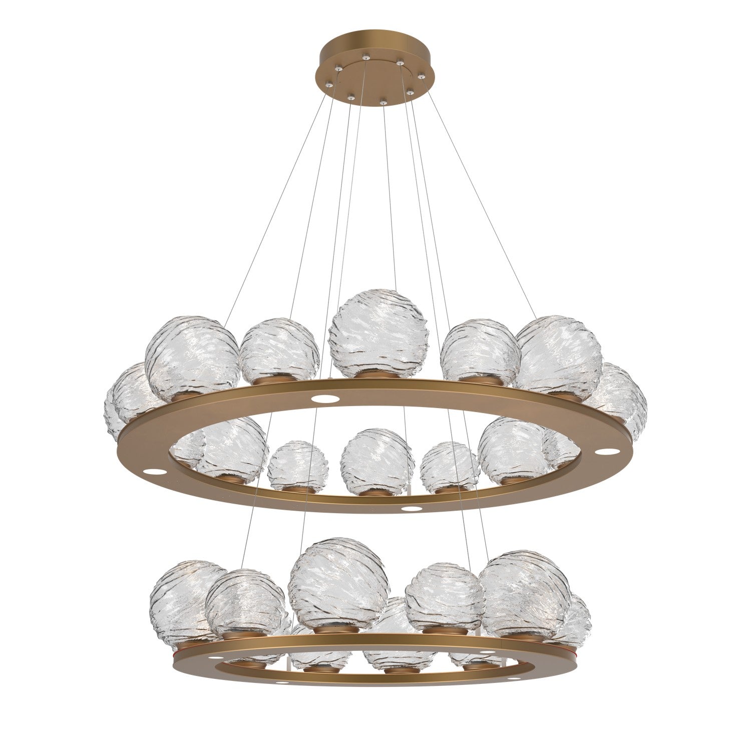 Hammerton Studio - CHB0092-2B-NB-C-CA1-L1 - LED Pendant - Gaia - Novel Brass