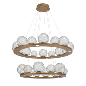 Hammerton Studio - CHB0092-2B-NB-C-CA1-L3 - LED Pendant - Gaia - Novel Brass