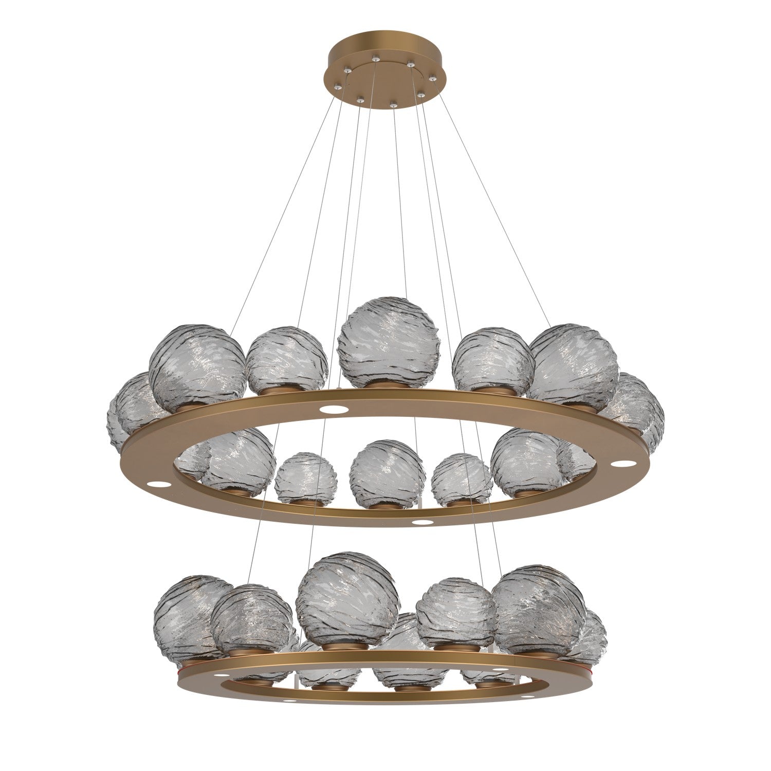 Hammerton Studio - CHB0092-2B-NB-S-CA1-L3 - LED Pendant - Gaia - Novel Brass