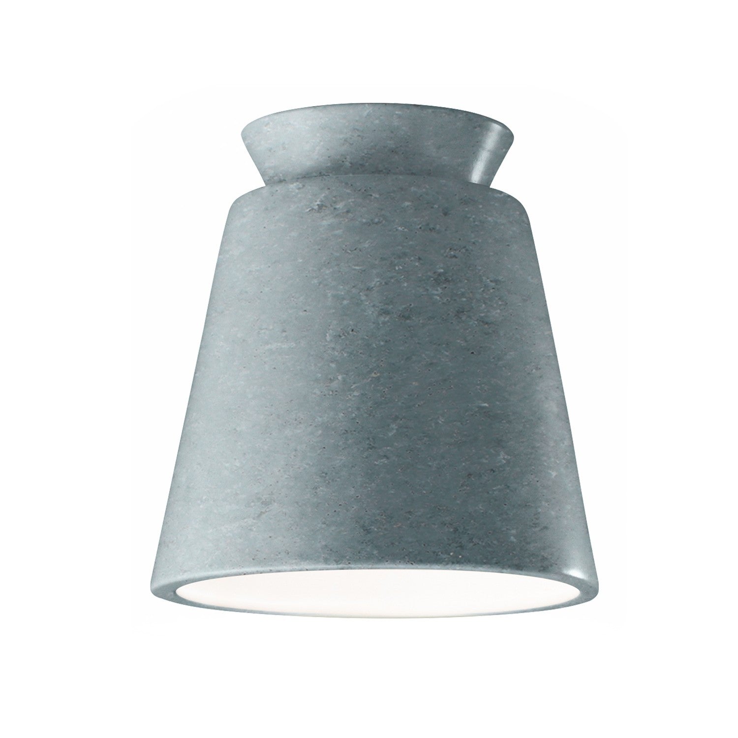 Justice Designs - CER-6170W-CONC - One Light Outdoor Flush-Mount - Radiance - Concrete