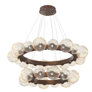 Hammerton Studio - CHB0092-2T-BB-A-CA1-L1 - LED Pendant - Gaia - Burnished Bronze