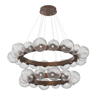 Hammerton Studio - CHB0092-2T-BB-C-CA1-L1 - LED Pendant - Gaia - Burnished Bronze