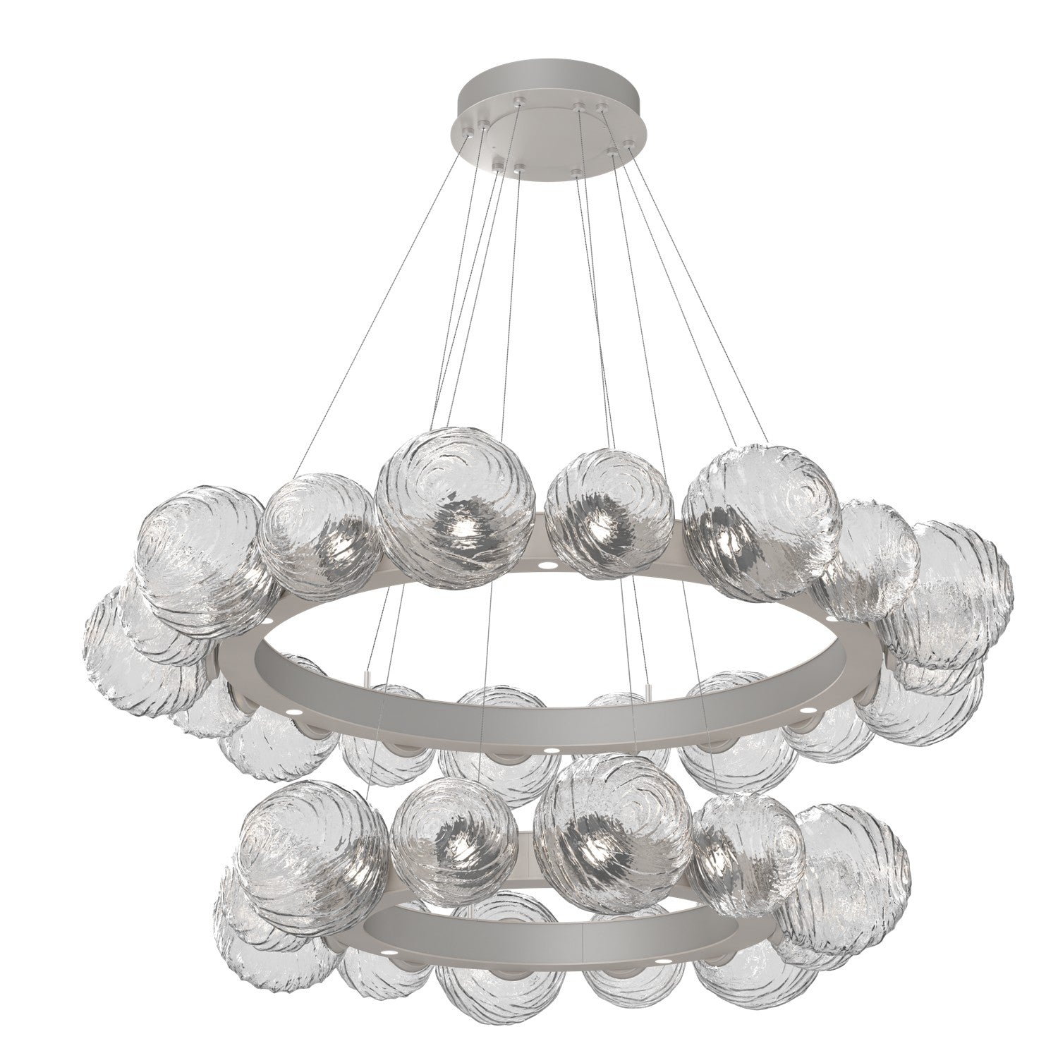 Hammerton Studio - CHB0092-2T-BS-C-CA1-L1 - LED Pendant - Gaia - Beige Silver