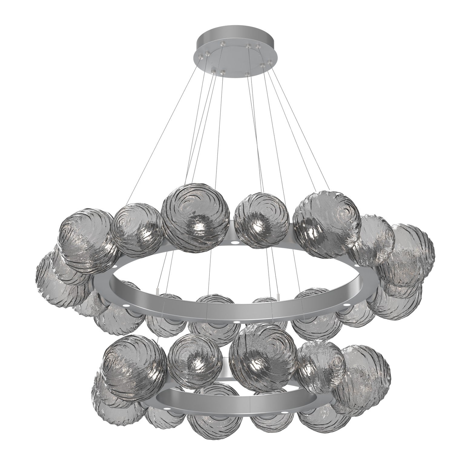 Hammerton Studio - CHB0092-2T-CS-S-CA1-L3 - LED Pendant - Gaia - Classic Silver