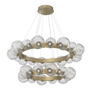 Hammerton Studio - CHB0092-2T-GB-C-CA1-L3 - LED Pendant - Gaia - Gilded Brass