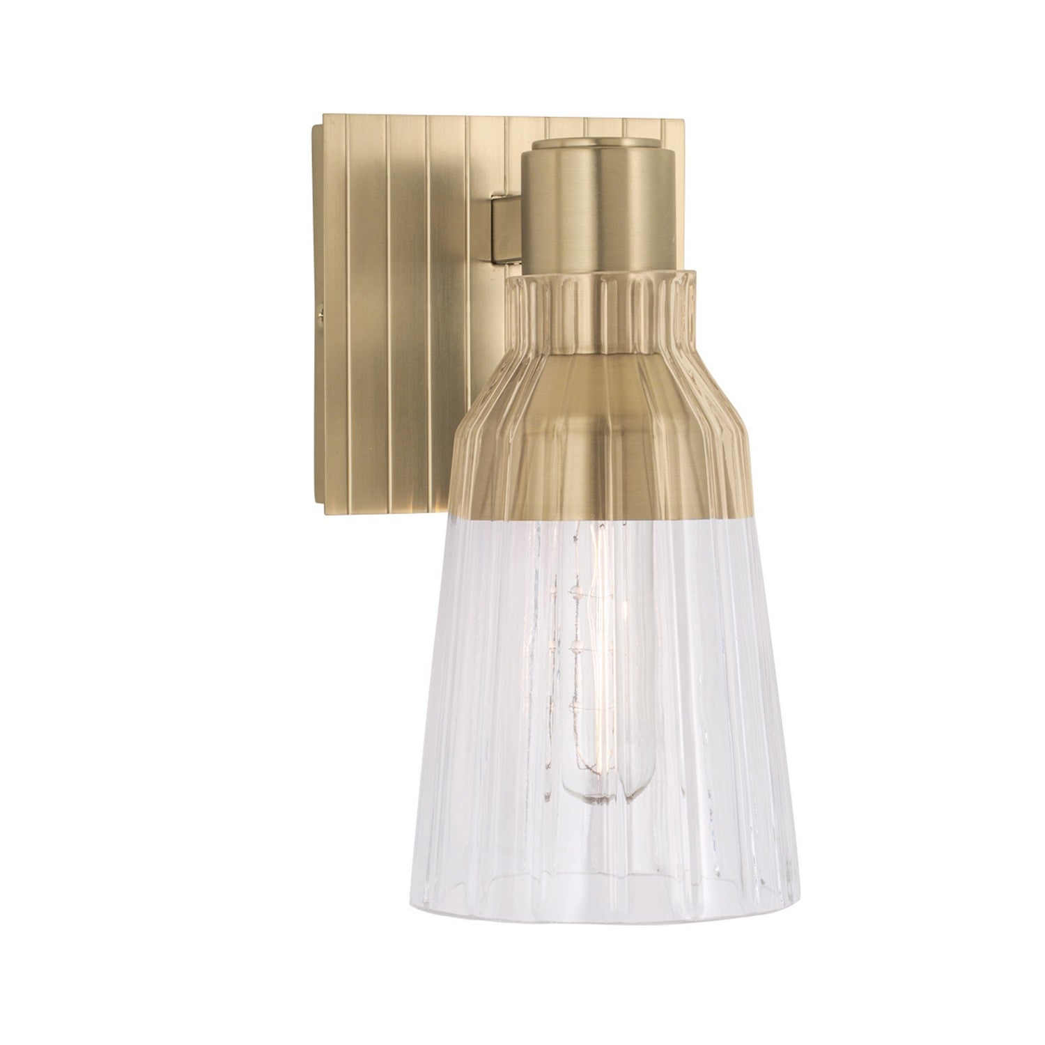 ELK Home - 8157-SB-CL - One Light Wall Sconce - Carnival - Satin Brass