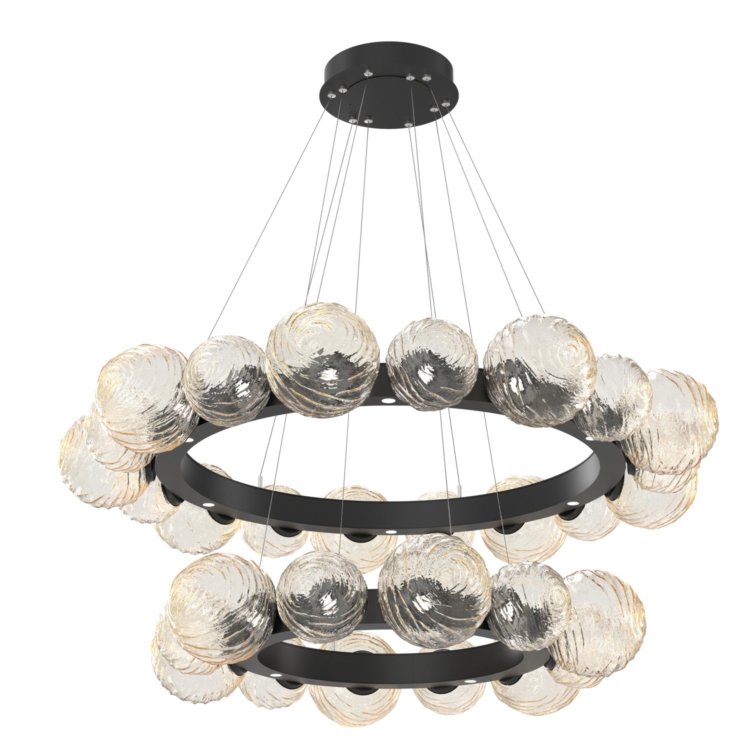 Hammerton Studio - CHB0092-2T-MB-A-CA1-L1 - LED Pendant - Gaia - Matte Black