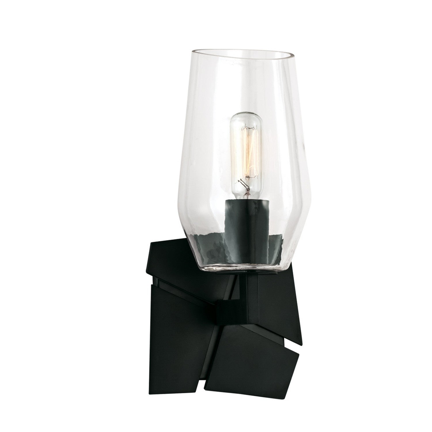 ELK Home - 8161-MB-CL - One Light Wall Sconce - Gaia - Acid Dipped Black