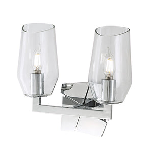 ELK Home - 8162-CH-CL - Two Light Wall Sconce - Gaia - Chrome