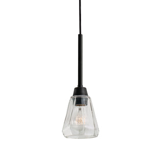 ELK Home - 8284-ADB-CL - One Light Pendant - Arctic Bath Series - Acid Dipped Black