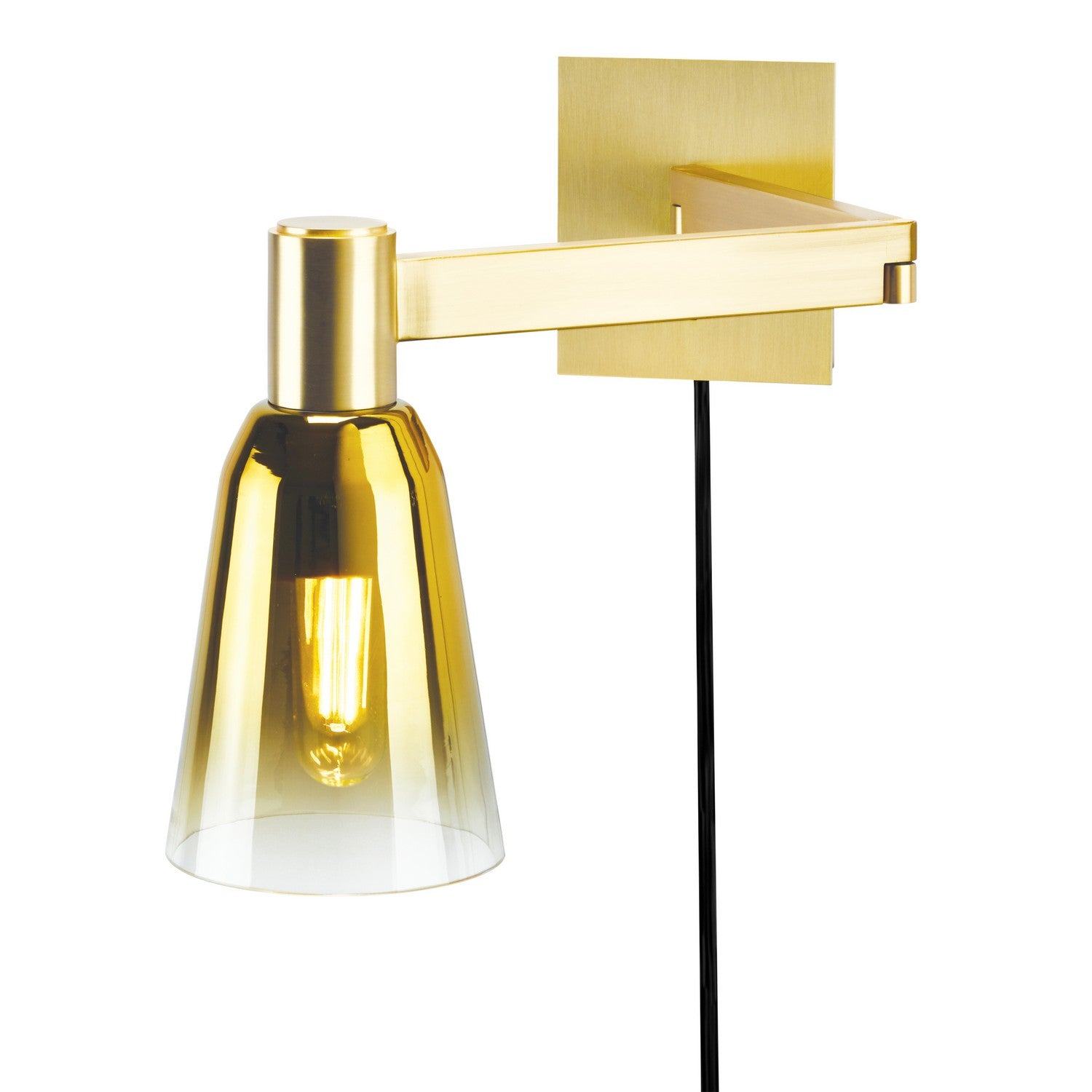 ELK Home - 8478-SB-GC - One Light Wall Sconce - Audrey - Satin Brass