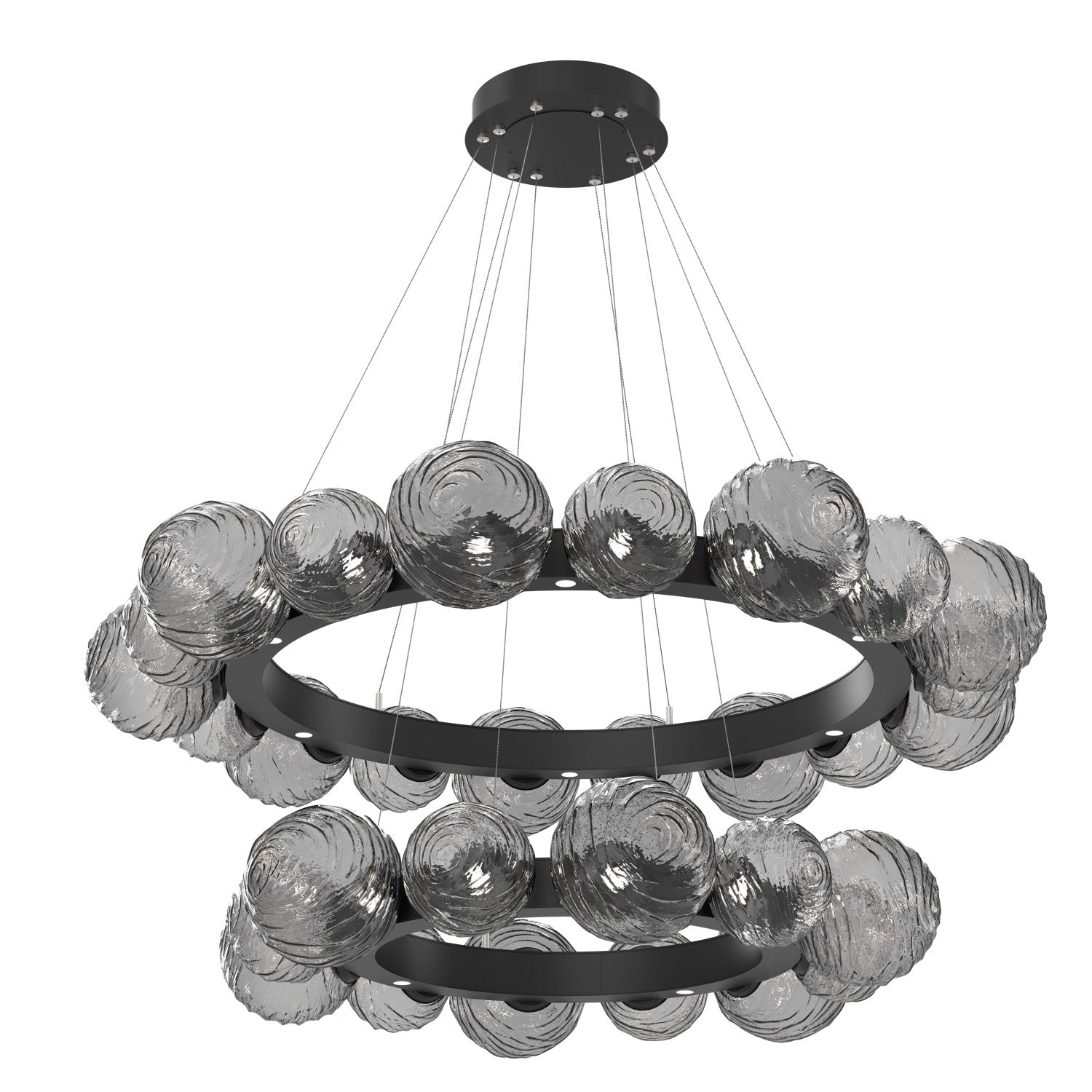 Hammerton Studio - CHB0092-2T-MB-S-CA1-L1 - LED Pendant - Gaia - Matte Black