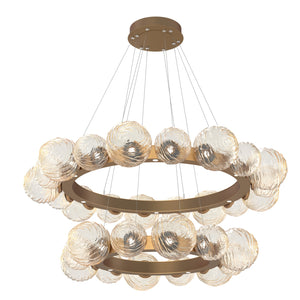 Hammerton Studio - CHB0092-2T-NB-A-CA1-L3 - LED Pendant - Gaia - Novel Brass