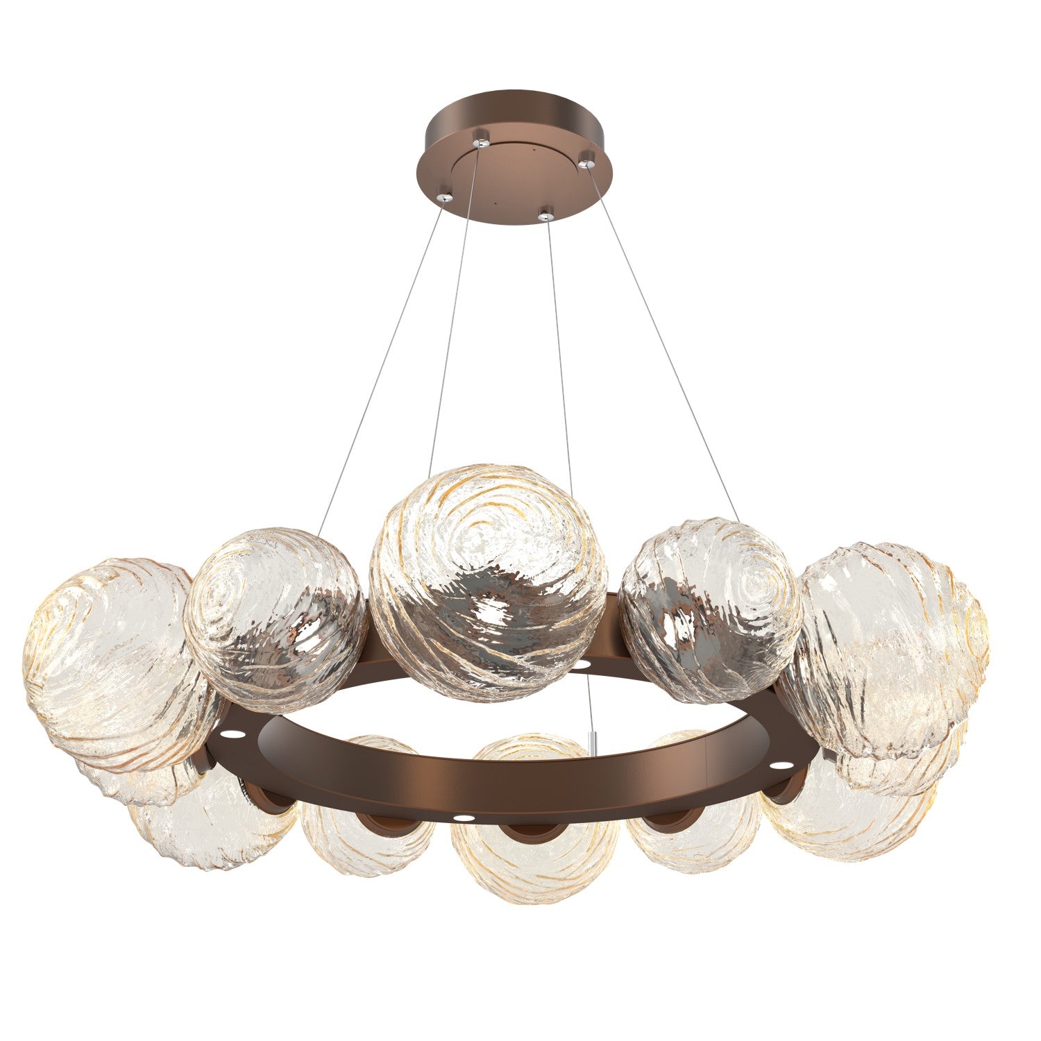 Hammerton Studio - CHB0092-39-BB-A-CA1-L3 - LED Pendant - Gaia - Burnished Bronze