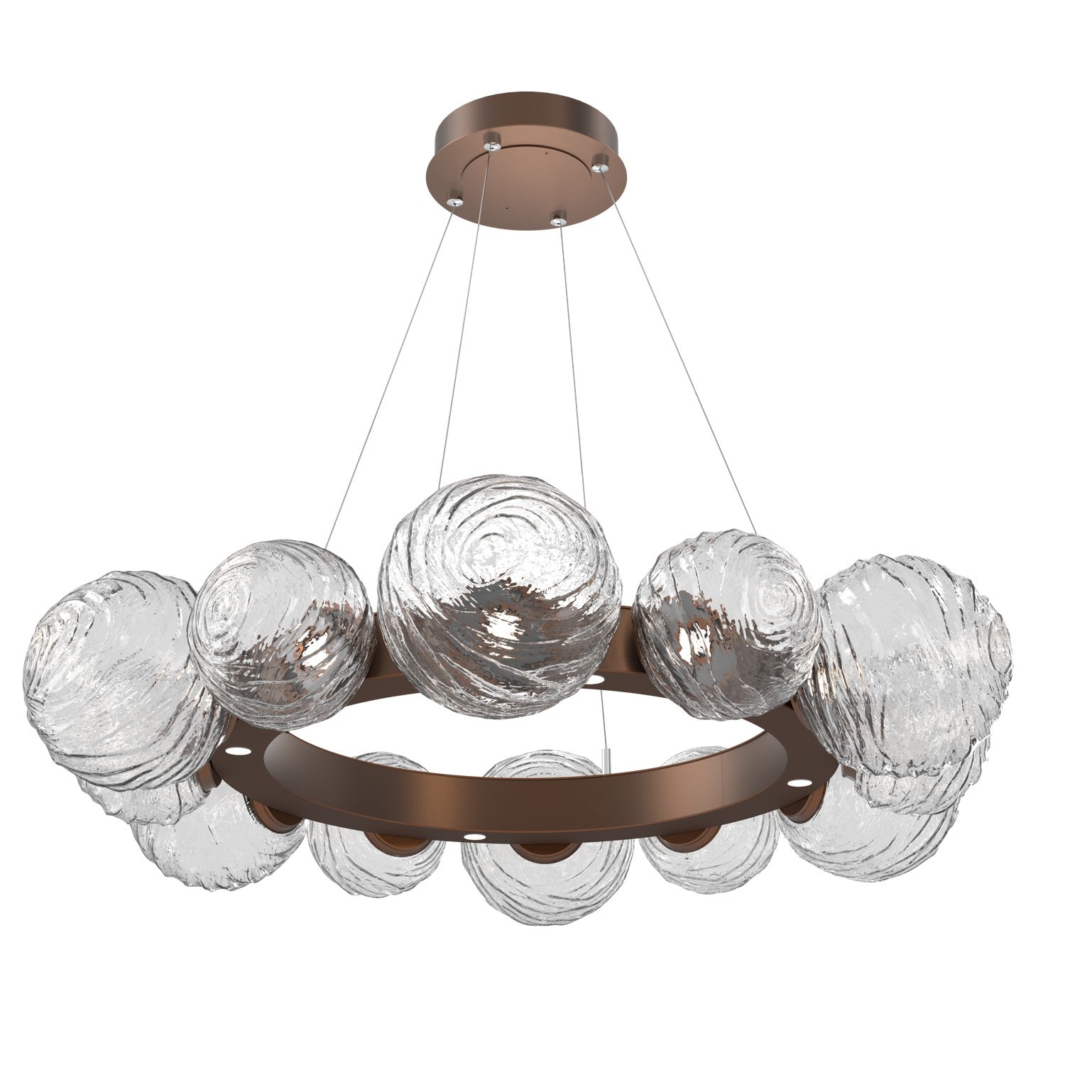 Hammerton Studio - CHB0092-39-BB-C-CA1-L3 - LED Pendant - Gaia - Burnished Bronze
